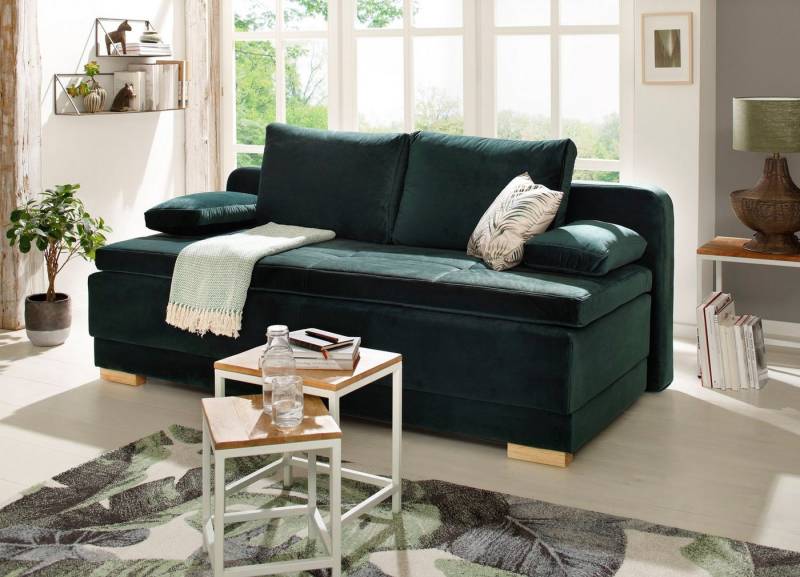 INOSIGN Schlafsofa Berlin, Dauerschläfer mit Boxspringfederung, Bettfunktion und Bettkasten von INOSIGN