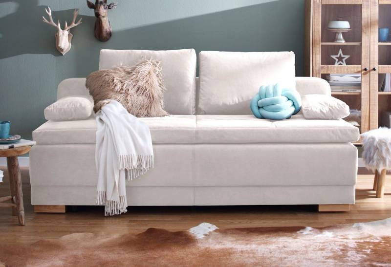 INOSIGN Schlafsofa Berlin, Dauerschläfer mit Boxspringfederung, Bettfunktion und Bettkasten von INOSIGN