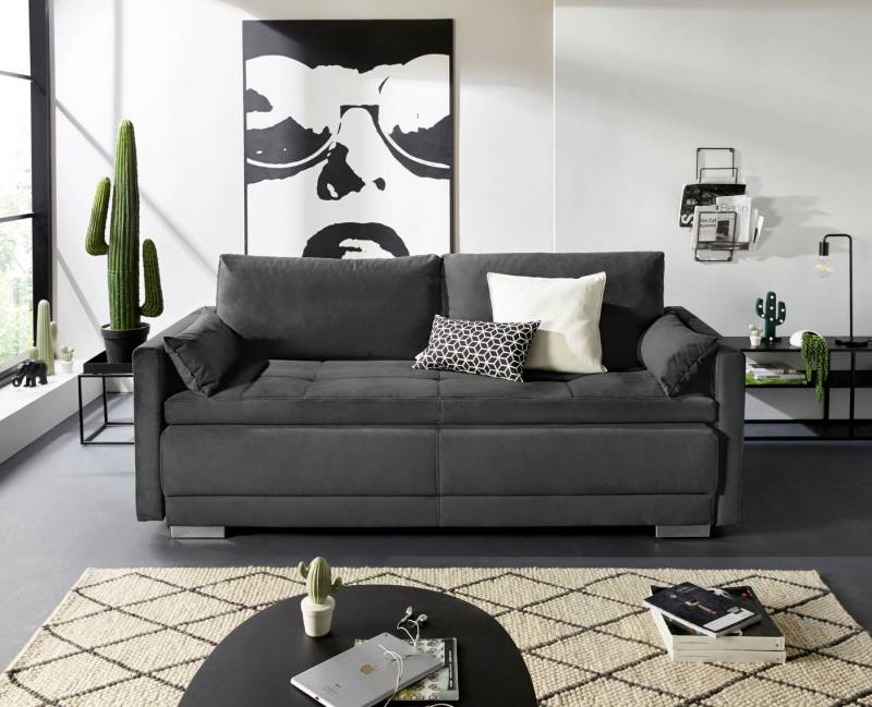 INOSIGN Schlafsofa Berlin, mit Boxspringaufbau, Bettfunktion & Bettkasten, Dauerschlafsofa von INOSIGN