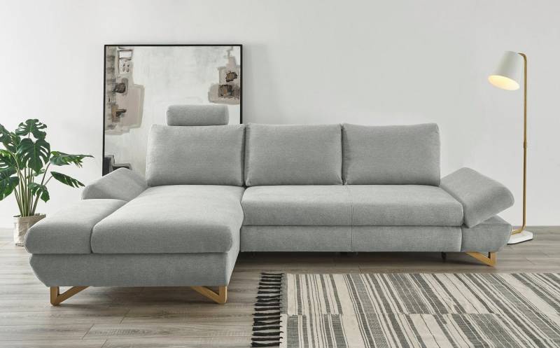 INOSIGN Schlafsofa City/Giron, komfortable Bettfunktion (Liegefläche 245 x 138 cm), sowie Bettkasten von INOSIGN