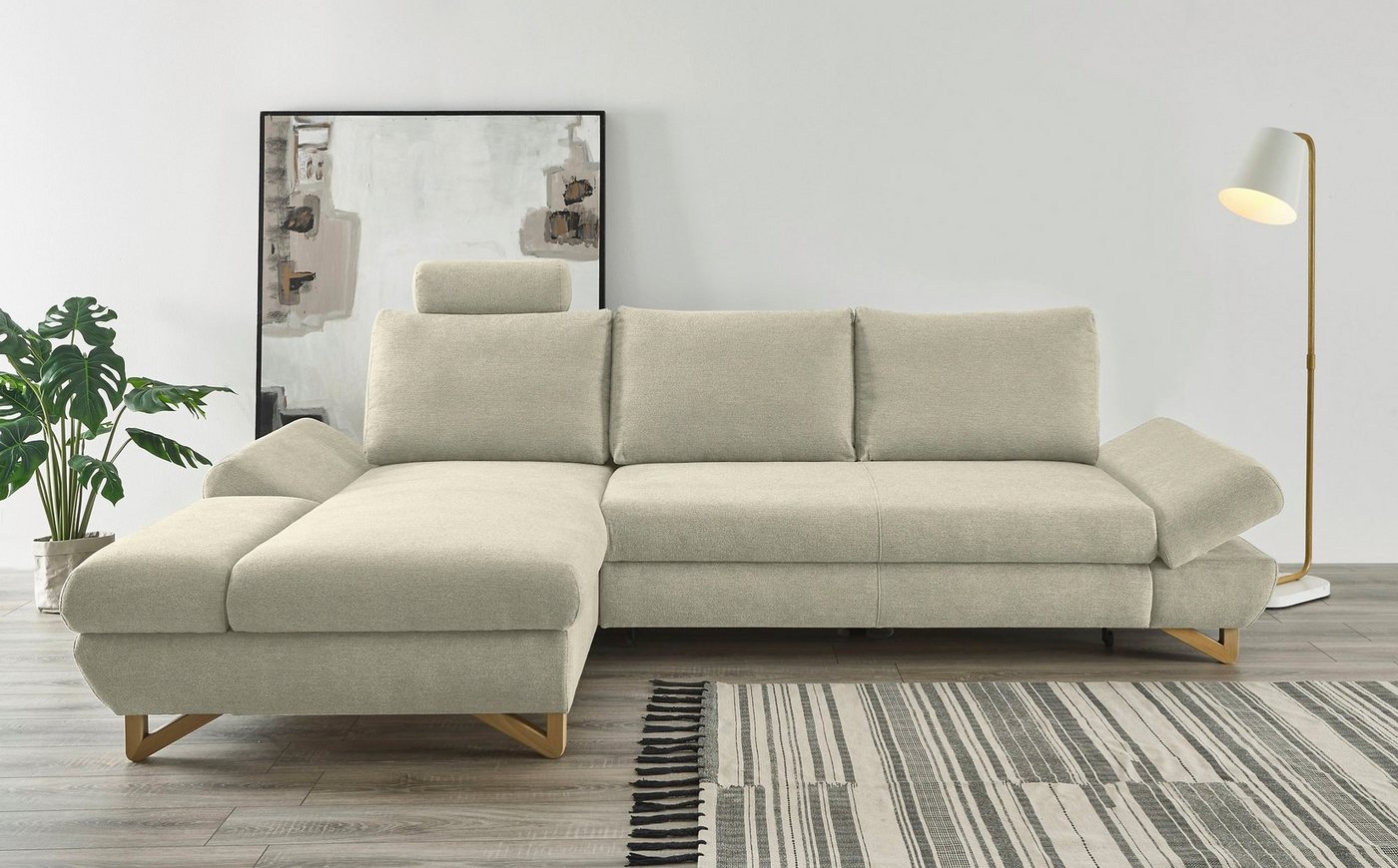 INOSIGN Schlafsofa City/Giron, komfortable Bettfunktion (Liegefläche 245 x 138 cm), sowie Bettkasten von INOSIGN