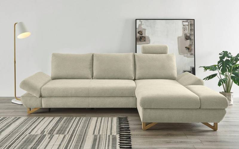 INOSIGN Schlafsofa City/Giron, komfortable Bettfunktion (Liegefläche 245 x 138 cm), sowie Bettkasten von INOSIGN