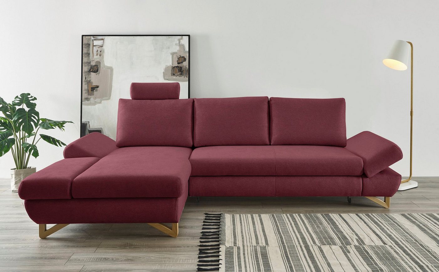 INOSIGN Schlafsofa City/Giron, komfortable Bettfunktion (Liegefläche 245 x 138 cm), sowie Bettkasten von INOSIGN