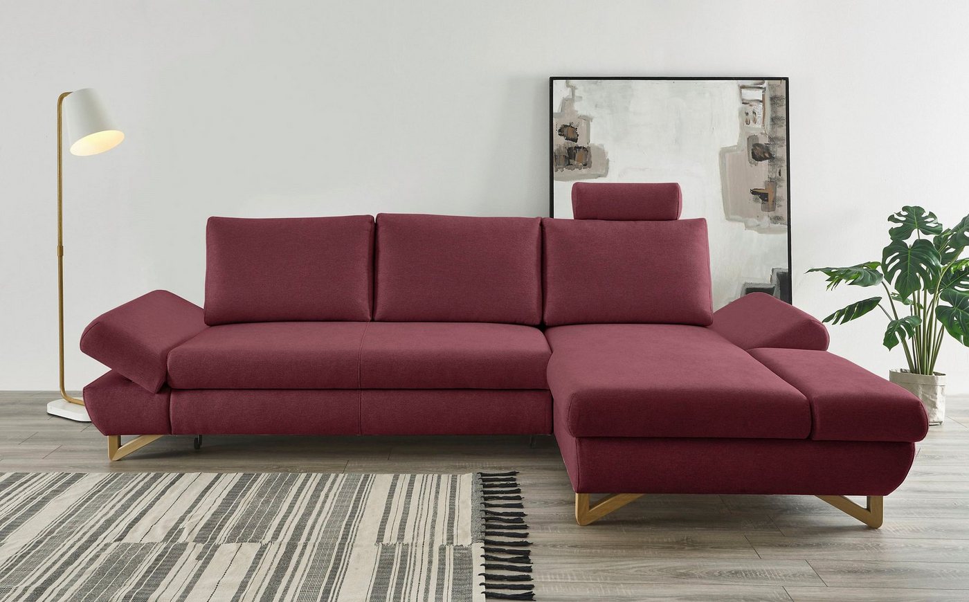 INOSIGN Schlafsofa City/Giron, komfortable Bettfunktion (Liegefläche 245 x 138 cm), sowie Bettkasten von INOSIGN