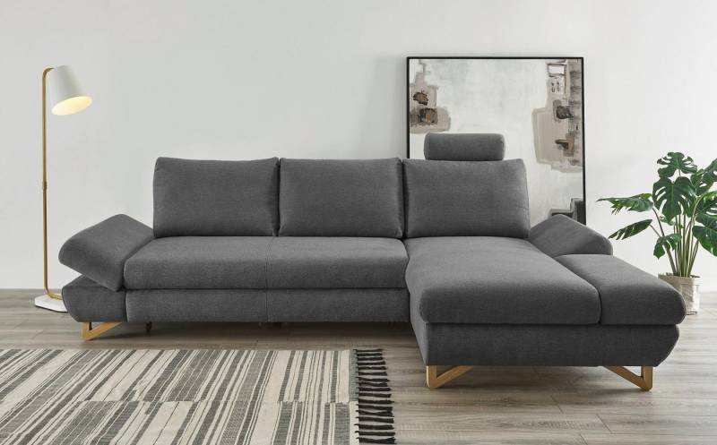 INOSIGN Schlafsofa City/Giron, komfortable Bettfunktion (Liegefläche 245 x 138 cm), sowie Bettkasten von INOSIGN