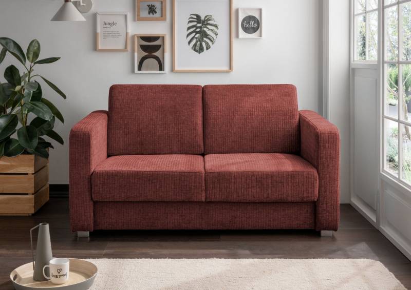 INOSIGN Schlafsofa Mia, mit 2 Einzelauszügen als Längsschläfer von INOSIGN