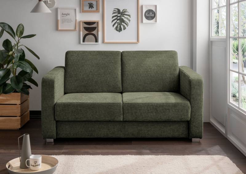 INOSIGN Schlafsofa Mia, mit 2 Einzelauszügen als Längsschläfer von INOSIGN