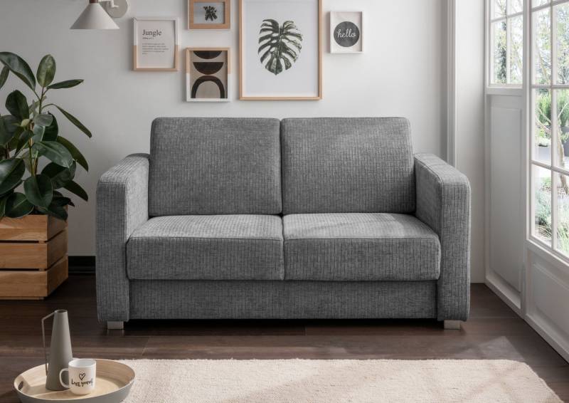 INOSIGN Schlafsofa Mia, mit 2 Einzelauszügen als Längsschläfer von INOSIGN