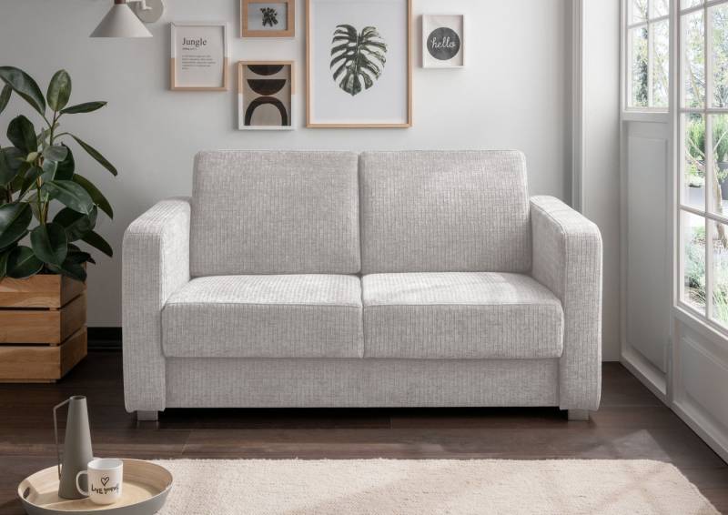 INOSIGN Schlafsofa Mia, mit 2 Einzelauszügen als Längsschläfer von INOSIGN