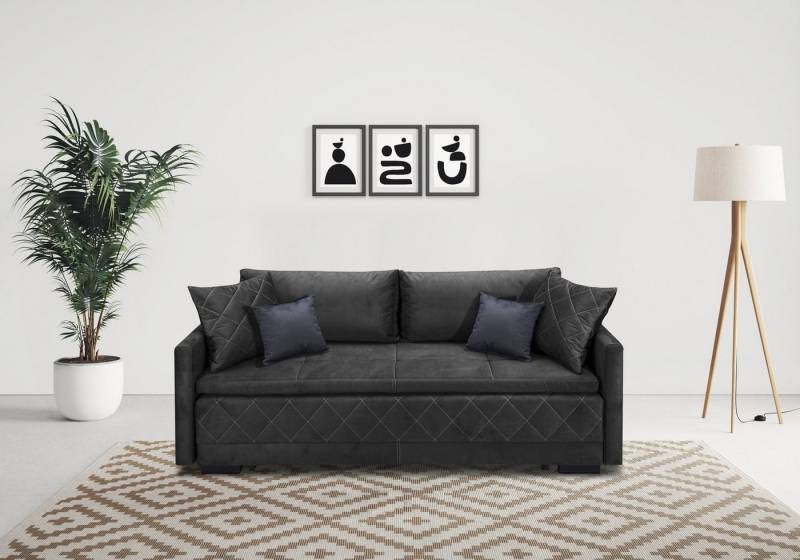 INOSIGN Schlafsofa Potsdam, mit Boxspringaufbau, Bettfunktion & Bettkasten, Dauerschlafsofa von INOSIGN