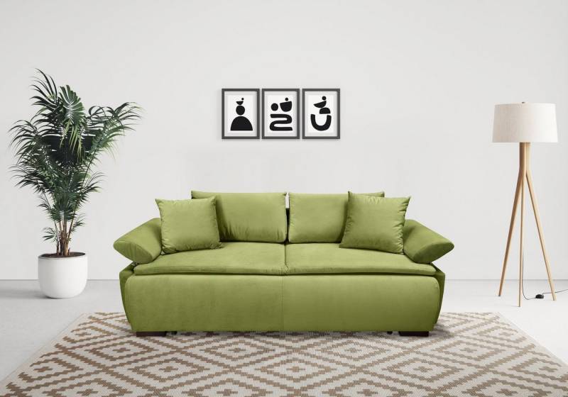 INOSIGN Schlafsofa Romeo, mit Boxspringaufbau, Bettfunktion & Bettkasten, Dauerschlafsofa von INOSIGN