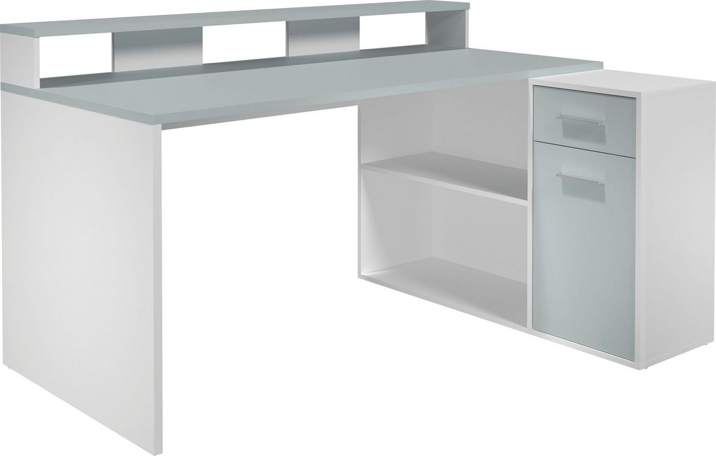 INOSIGN Schreibtisch Chester (2-St), Gamingtisch mit Lowboard - Arbeitstisch Maße (B/T/H) 160/115/92 cm von INOSIGN
