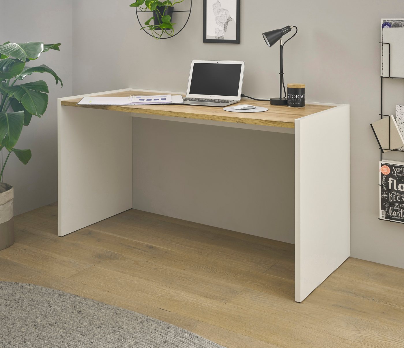 INOSIGN Schreibtisch CiTY/GiRON, zeitlos moderner Computertisch, wohnliches Home Office, Breite 143 cm von INOSIGN