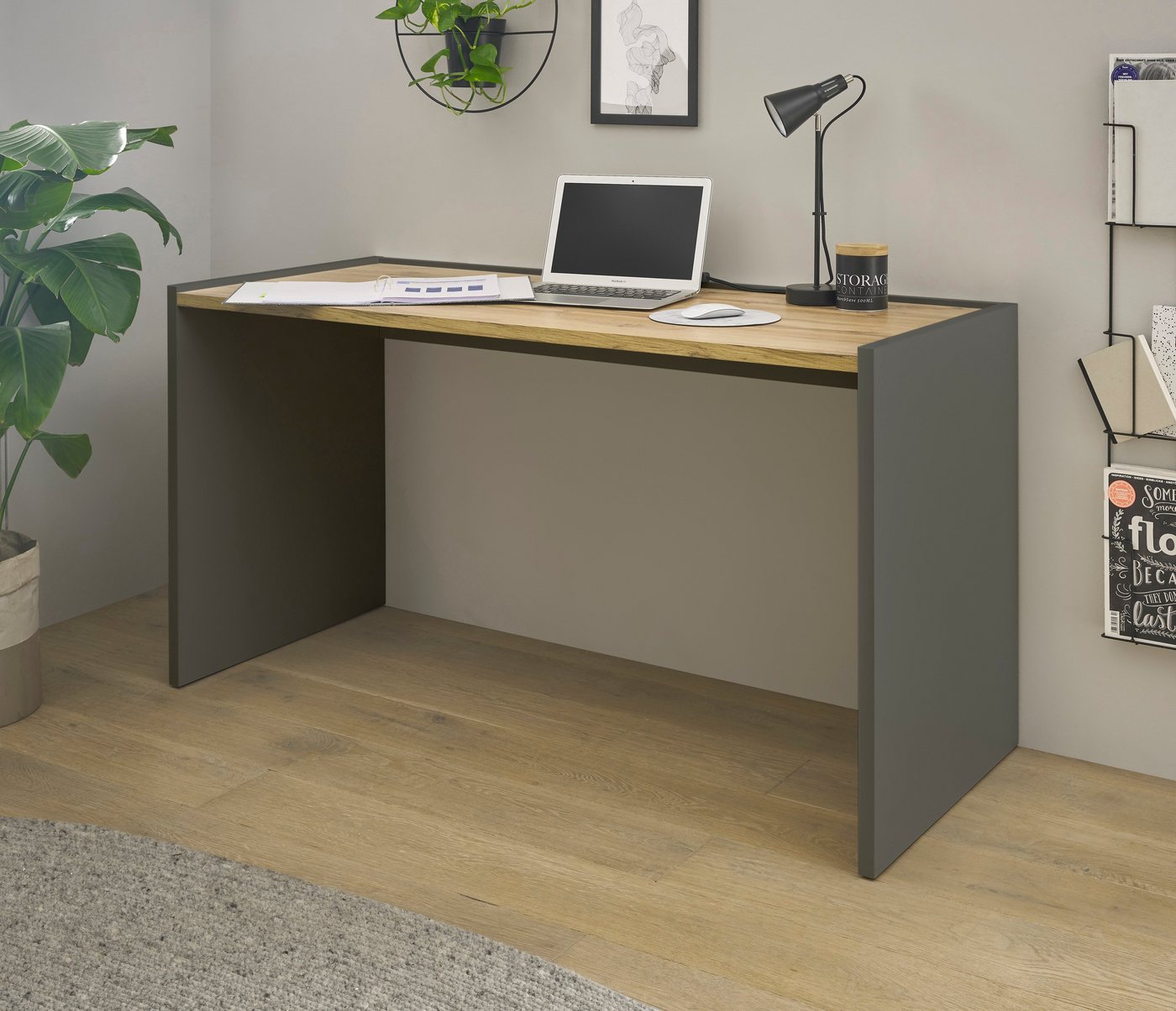 INOSIGN Schreibtisch CiTY/GiRON, zeitlos moderner Computertisch, wohnliches Home Office, Breite 143 cm von INOSIGN