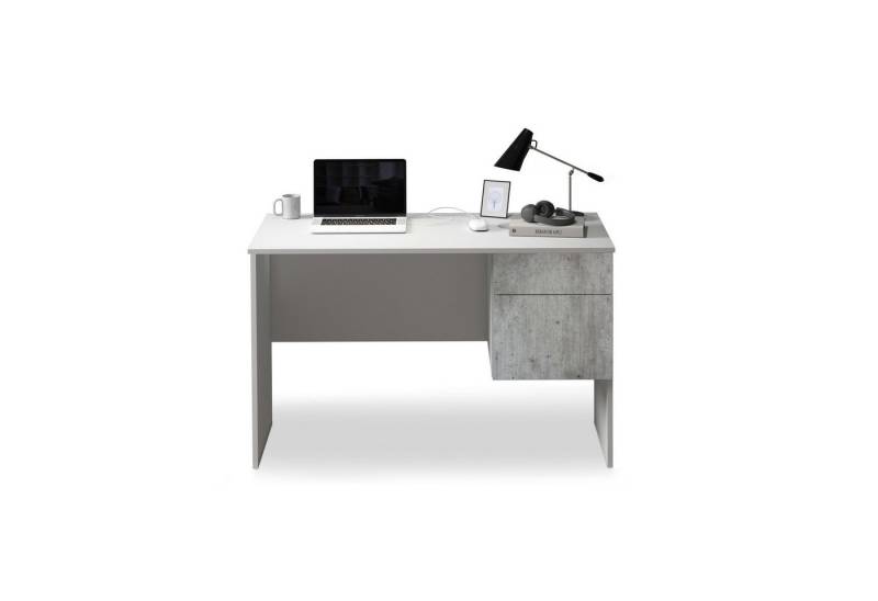 INOSIGN Schreibtisch Coro, kleiner Computertisch, Bürotisch, mit 1 Tür & 1 Schublade, Breite 110 cm, Made in Italy von INOSIGN