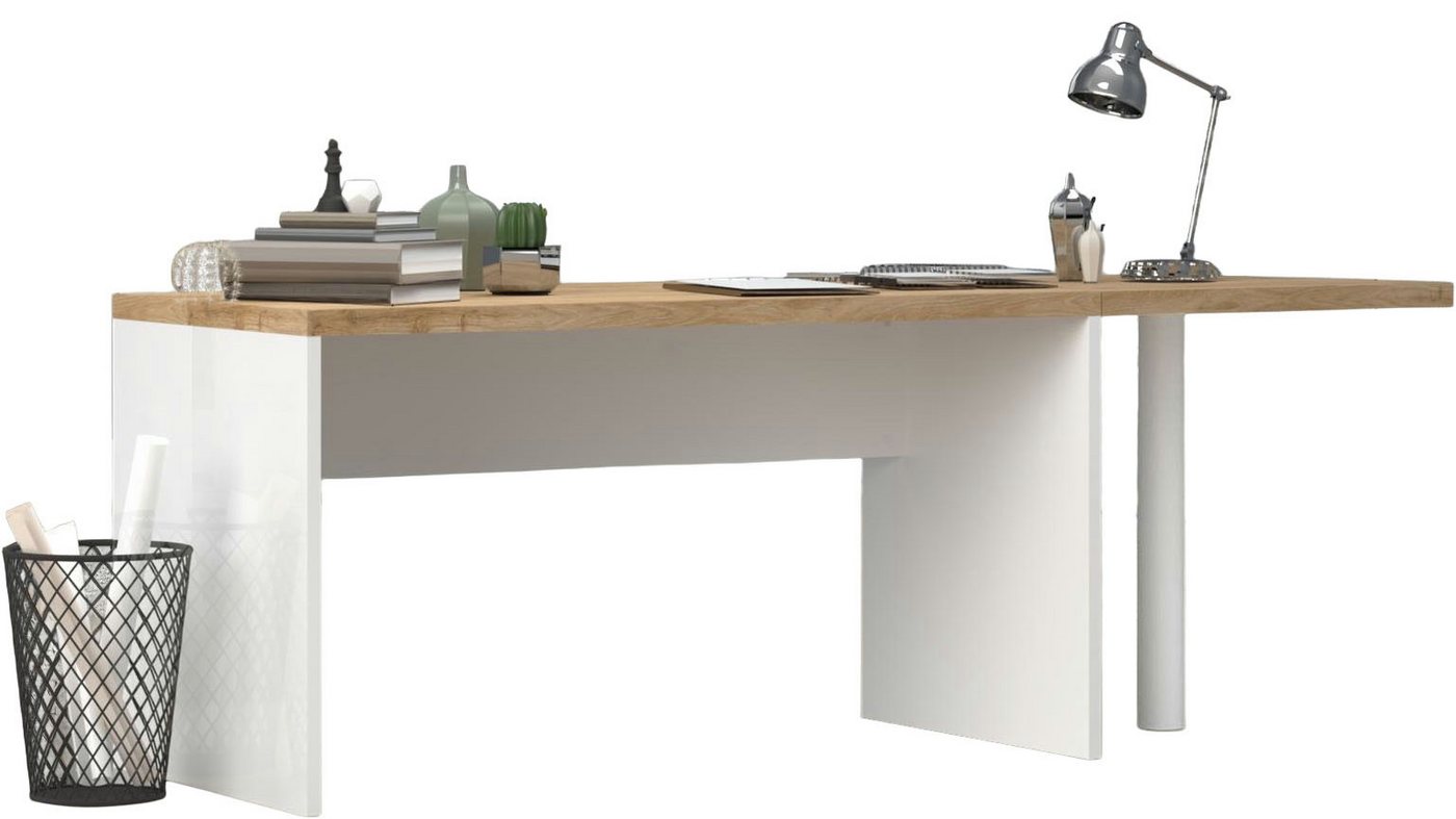 INOSIGN Schreibtisch Easy, Computertisch – 38 mm Platte, perfekt fürs Büro & Homeoffice, Breite 138 cm, in 2 Größen, optional erweiterbar INOSIGN Schreibtisch Easy, Computertisch – 38 mm Platte, perfekt fürs Büro & Homeoffice, Breite 138 cm, in 2 Größen, optional erweiterbar von INOSIGN