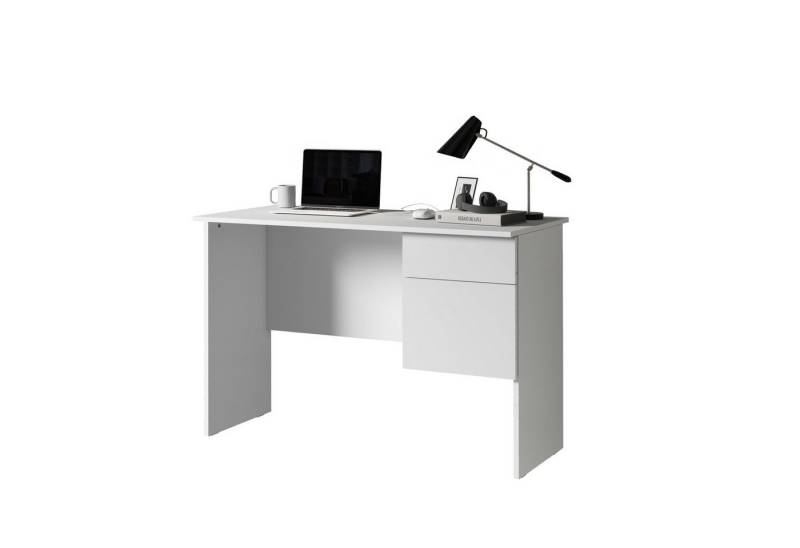 INOSIGN Schreibtisch Essential, Schreibtisch, kleiner Computertisch, Bürotisch für Büro (1-St), mit 1 Tür,1 Schublade, Arbeitsplatte Breite 110 cm von INOSIGN