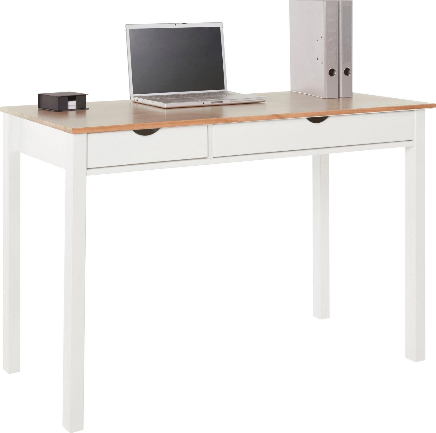 INOSIGN Schreibtisch Gava, massives Kiefernholz, für das home office, Laptoptisch Breite 120 cm von INOSIGN