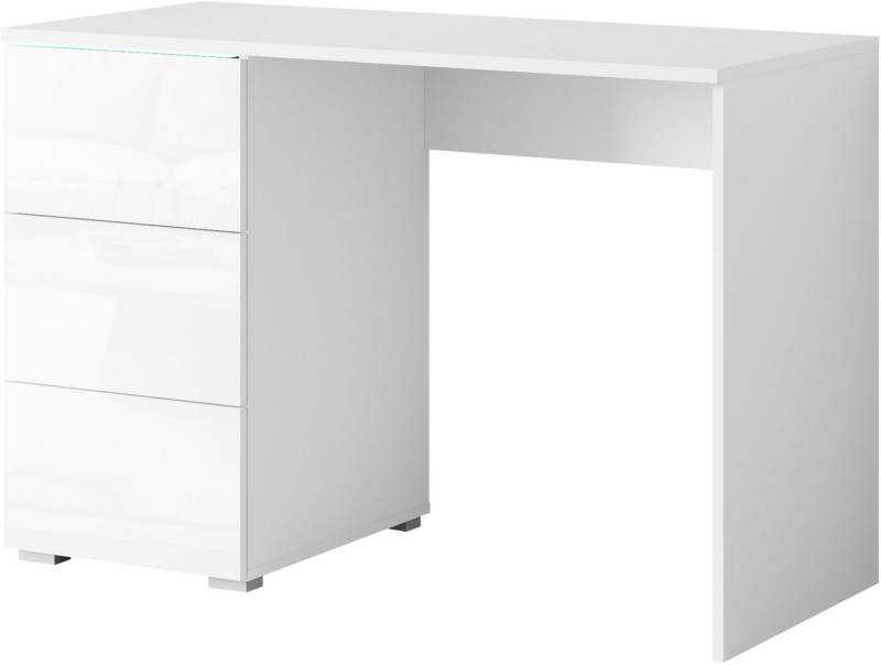 INOSIGN Schreibtisch Vera (1-St), Modernes Schreibtisch mit LED, Push-to-Open und 3 Schubladen. von INOSIGN