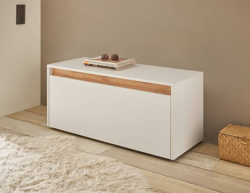 INOSIGN Schuhbank GiRON/CiTY, Garderobenbank mit Klappe, Sitzbank in vier Farben, viel Stauraum, Platz für ca. 8 Paar Schuhe, 100 cm breit von INOSIGN