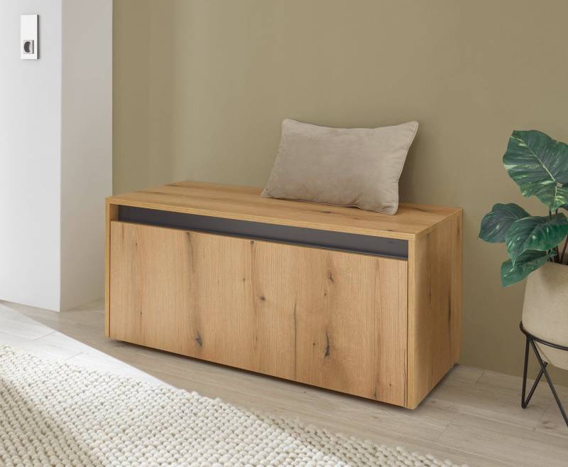 INOSIGN Schuhbank GiRON/CiTY, Garderobenbank mit Klappe, Sitzbank in vier Farben, viel Stauraum, Platz für ca. 8 Paar Schuhe, 100 cm breit von INOSIGN