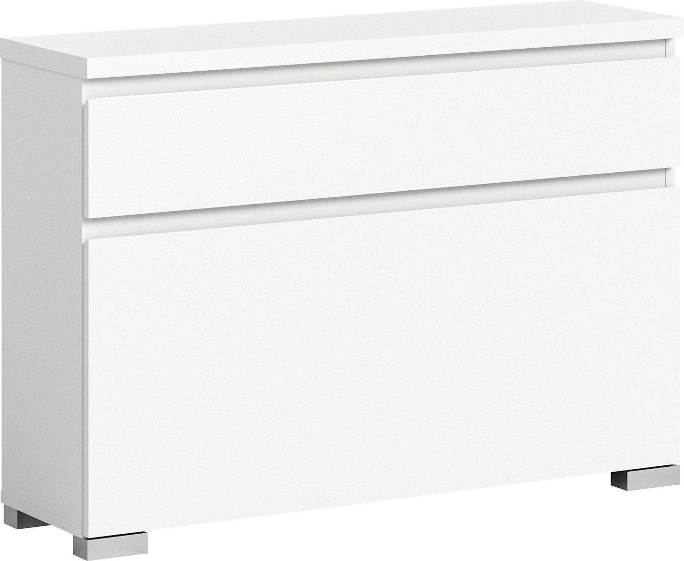 INOSIGN Schuhschrank Skoskap, Tiefe 27cm, 1 Klappe, 1 Schubkasten, Platz für 4 Schuhpaare hängend und stehend montierbar, Schuhkipper, Schuhkommode, Schuhregal INOSIGN Schuhschrank Skoskap, Tiefe 27cm, 1 Klappe, 1 Schubkasten, Platz für 4 Schuhpaare hängend und stehend montierbar, Schuhkipper, Schuhkommode, Schuhregal von INOSIGN