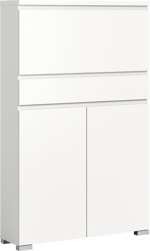 INOSIGN Schuhschrank Skoskap, Tiefe 27cm, 2 Türen, 1 Klappe mit Schuhwalze, 1 Schubkasten Platz für ca. 16 Schuhpaare, Schuhkipper, Schuhkommode, Schuhregal INOSIGN Schuhschrank Skoskap, Tiefe 27cm, 2 Türen, 1 Klappe mit Schuhwalze, 1 Schubkasten Platz für ca. 16 Schuhpaare, Schuhkipper, Schuhkommode, Schuhregal von INOSIGN