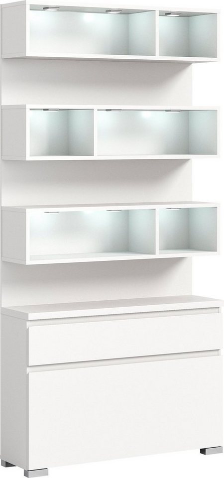 INOSIGN Schuhschrank Skoskap, Höhe 194 cm, Platz für ca. 22 Schuhpaare, viel Stauraum 6 Fächer, 1 Klappe, 1 Schubkasten, Garderobenkombination, Schuhregal INOSIGN Schuhschrank Skoskap, Höhe 194 cm, Platz für ca. 22 Schuhpaare, viel Stauraum 6 Fächer, 1 Klappe, 1 Schubkasten, Garderobenkombination, Schuhregal von INOSIGN