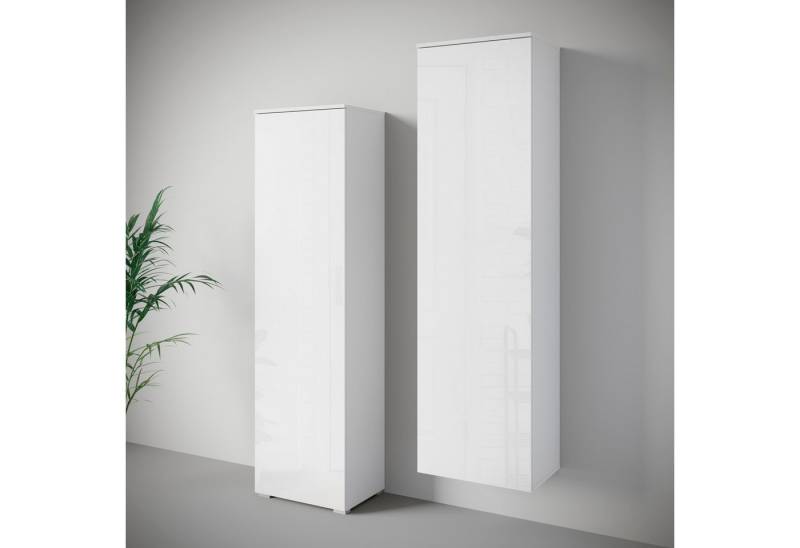 INOSIGN Schuhschrank Paris, stehend oder hängend montierbar, Türanschlag wechselbar moderne Garderobenschrank Höhe 180cm, 6 geräumiger Fächer von INOSIGN