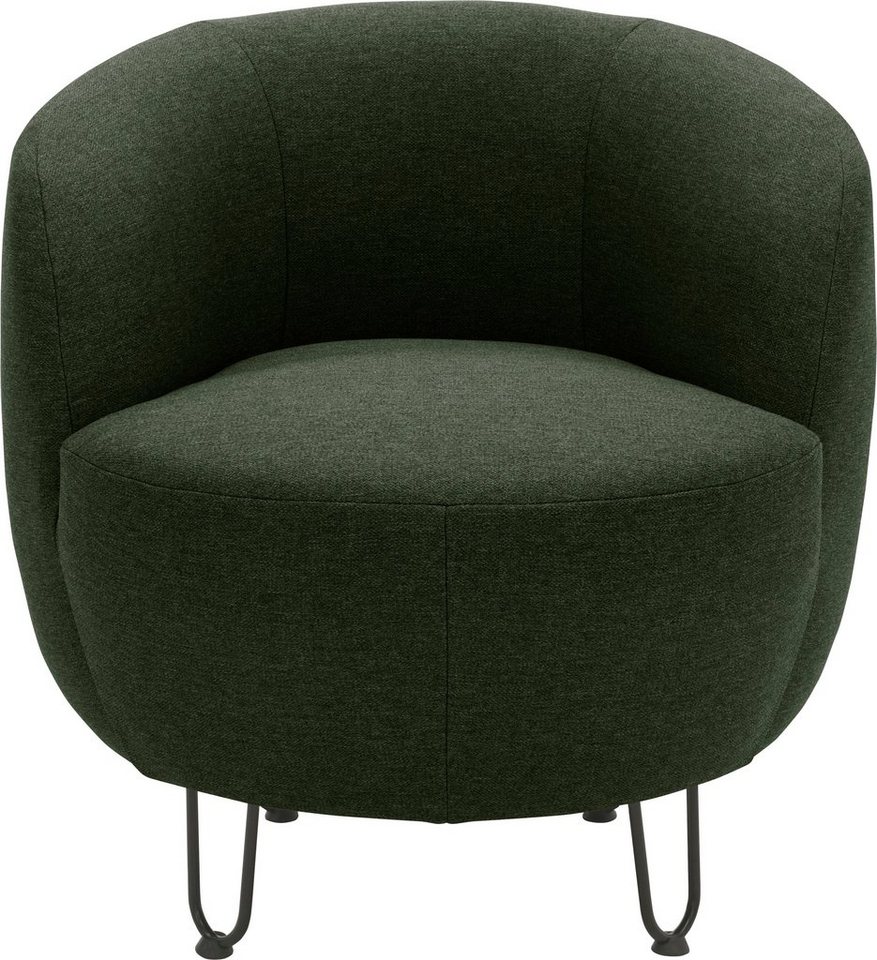 INOSIGN Sessel Anjuli Lieferzeit nur 2 Wochen, Runde Form, perfektes Einzelstück, Flausch oder Feinstruktur von INOSIGN