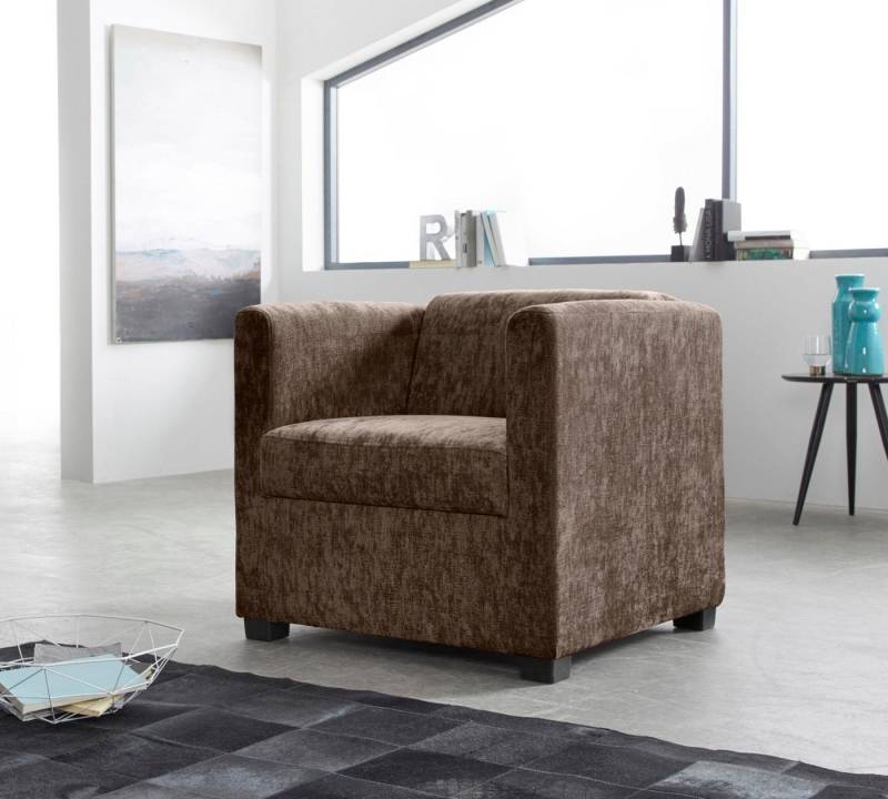 INOSIGN Sessel Bob Cocktailsessel, Clubsessel, Loungesessel, in verschiedenen modernen Farben und Qualitäten von INOSIGN