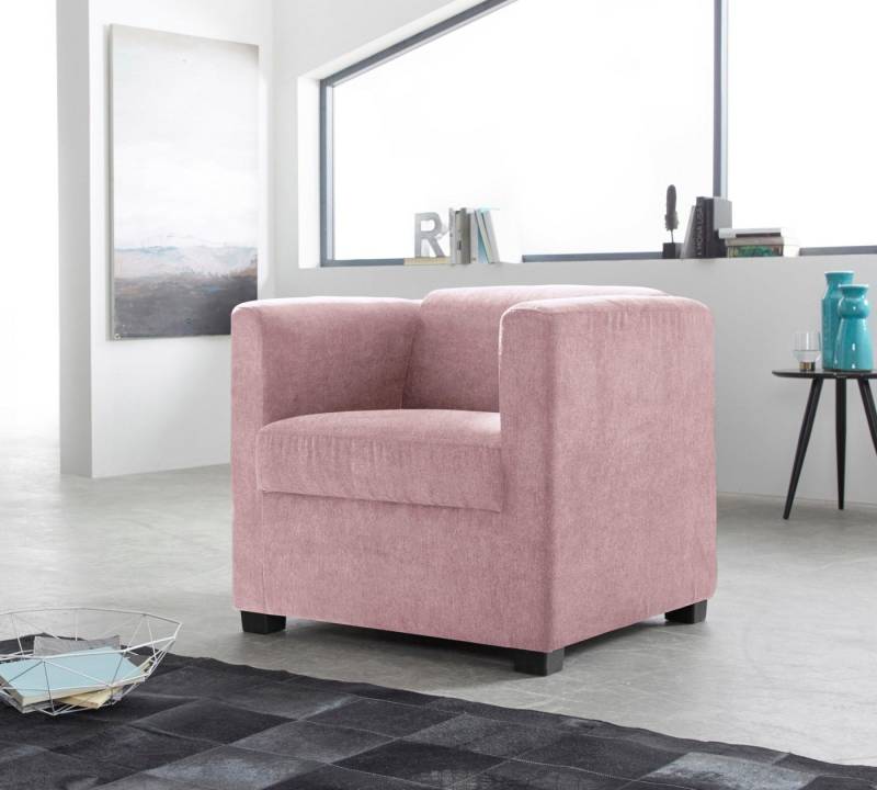 INOSIGN Sessel Bob Cocktailsessel, Clubsessel, Loungesessel, in verschiedenen modernen Farben und Qualitäten von INOSIGN