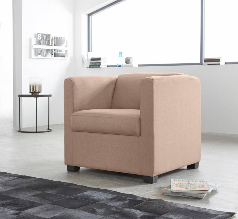 INOSIGN Sessel Bob Cocktailsessel, Clubsessel, Loungesessel, in verschiedenen modernen Farben und Qualitäten von INOSIGN