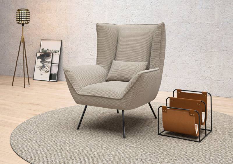 INOSIGN Sessel Kilrea Relaxsessel, Ohrensessel, Extra hohe Rückenlehne von INOSIGN