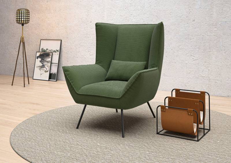 INOSIGN Sessel Kilrea Relaxsessel, Ohrensessel, Extra hohe Rückenlehne von INOSIGN