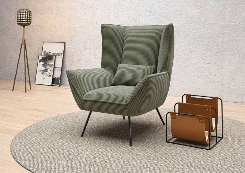 INOSIGN Sessel Kilrea Relaxsessel, Ohrensessel, Extra hohe Rückenlehne von INOSIGN