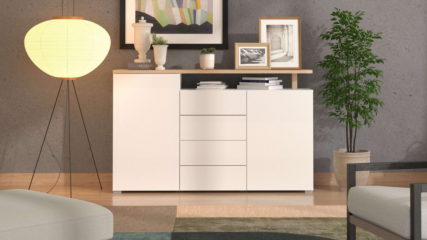 INOSIGN Sideboard Aterno Kommode, Anrichte, Breite 154 cm, mit Push-to-Open Funktion INOSIGN Sideboard Aterno Kommode, Anrichte, Breite 154 cm, mit Push-to-Open Funktion von INOSIGN
