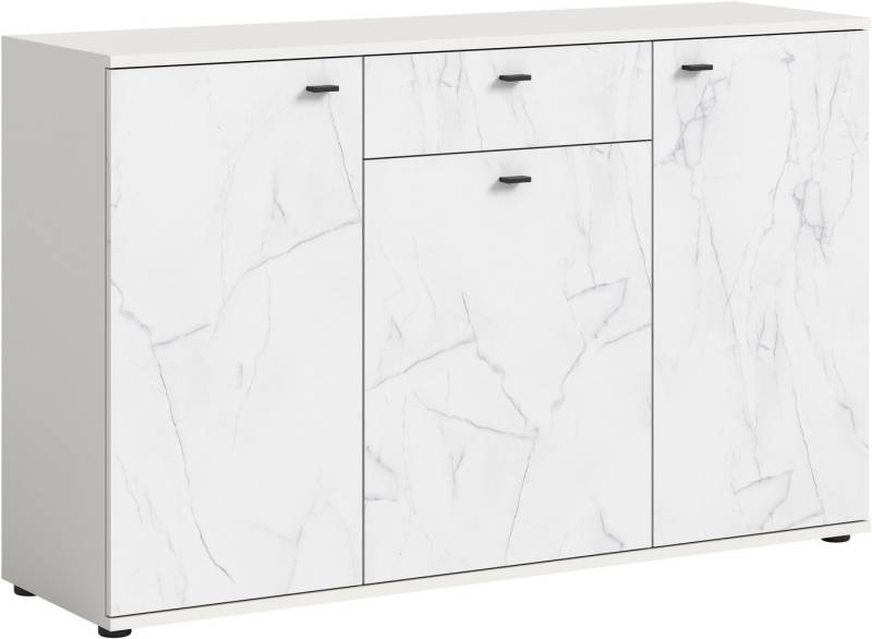 INOSIGN Sideboard CALCOLO, Breite 138cm, 3 Türen, 1 Schubkasten, 6 Fächer, Anrichte, Kommode, Schrank von INOSIGN