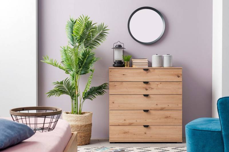 INOSIGN Sideboard Duero, Kommode mit 5 Schubkästen, Breite 90 cm von INOSIGN