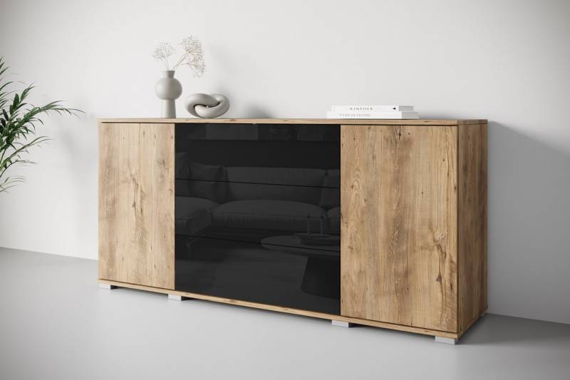 INOSIGN Sideboard Kenia (1 St), Modernes Sideboard mit 3 Schubladen und 4 Fächern, Breite 150 cm von INOSIGN