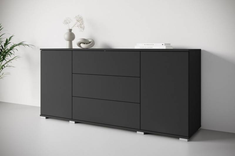 INOSIGN Sideboard Kenia (1 St), Modernes Sideboard mit 3 Schubladen und 4 Fächern, Breite 150 cm von INOSIGN