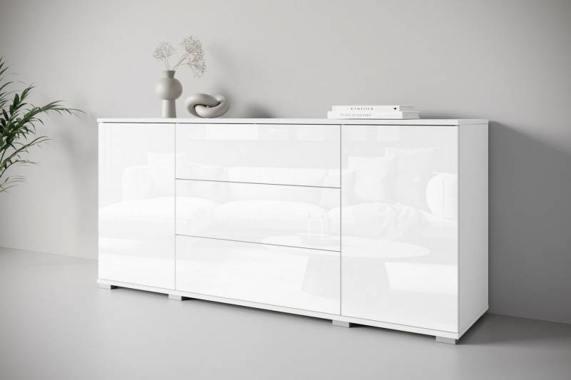INOSIGN Sideboard Kenia (1 St), Modernes Sideboard mit 3 Schubladen und 4 Fächern, Breite 150 cm von INOSIGN