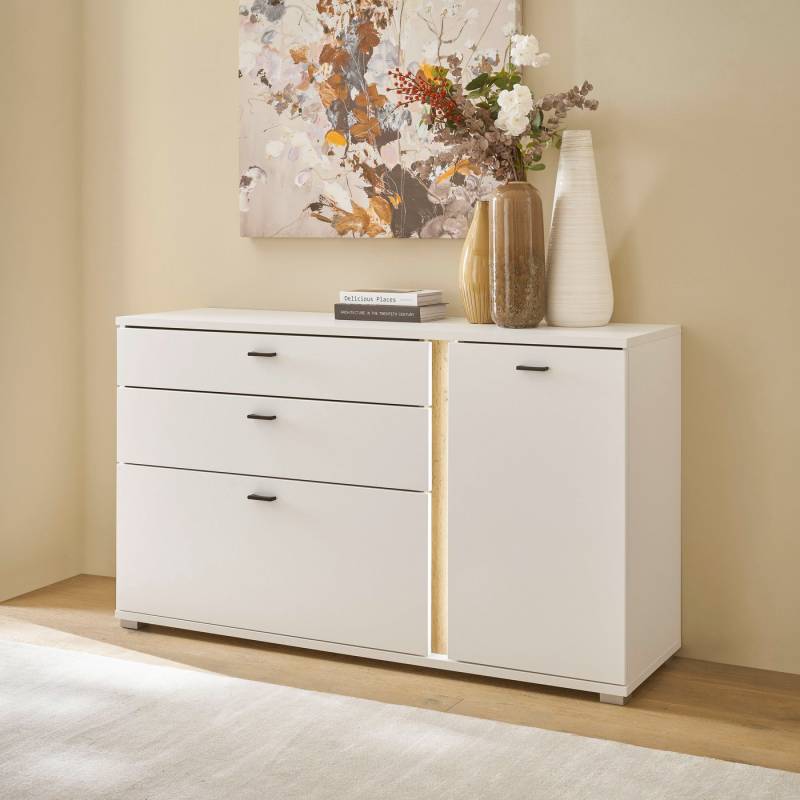 INOSIGN Sideboard LONG ISLAND (1 St), in moderner Trendfarbe,inklusive senkrechter Beleuchtung,Breite 150 cm von INOSIGN
