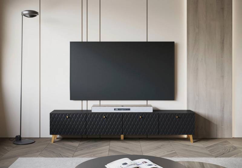 INOSIGN Lowboard PHUKET, TV-Board mit Strukturfront, Breite ca. 190 cm von INOSIGN