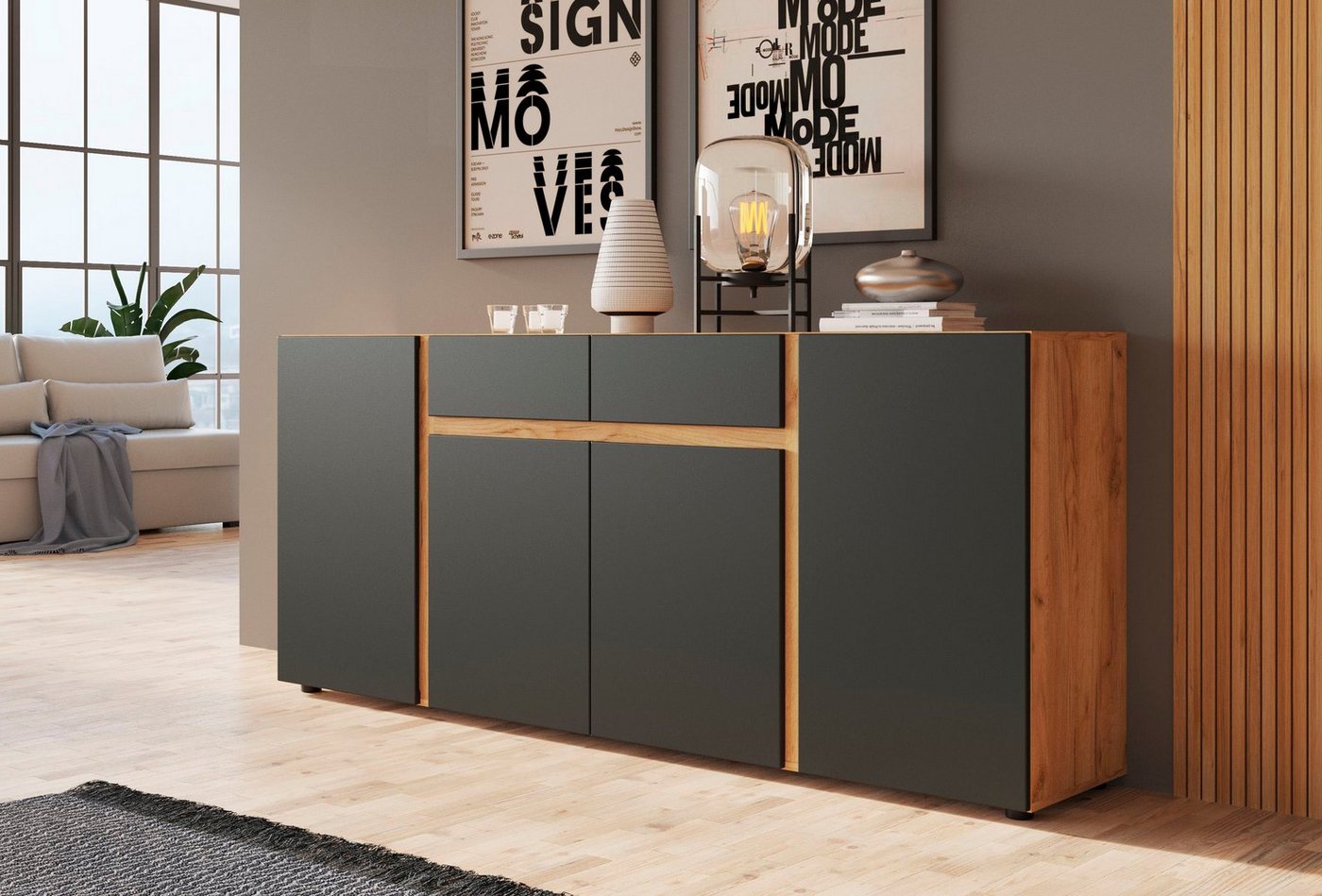 INOSIGN Sideboard Morongo, Breite ca. 201 cm von INOSIGN