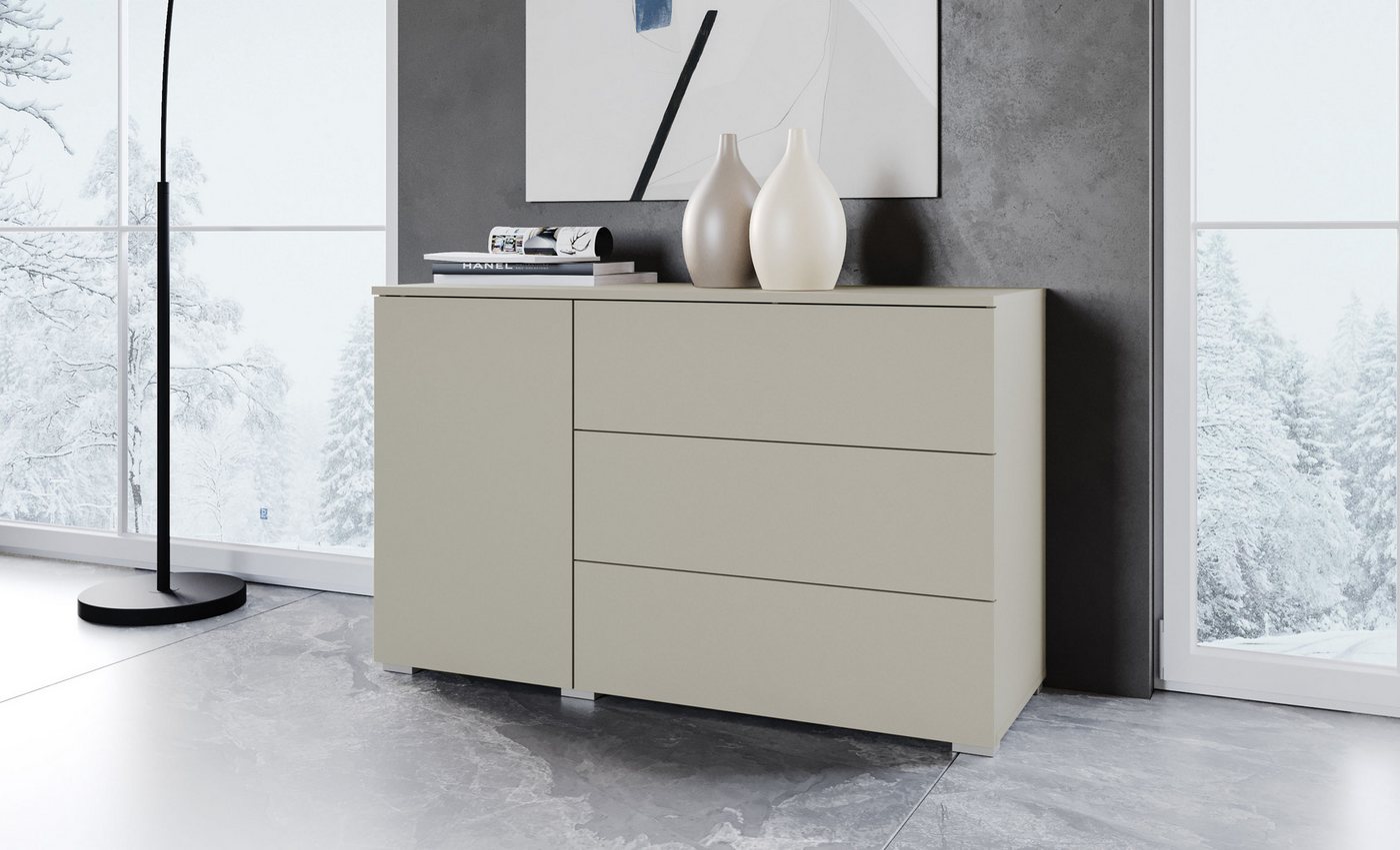 INOSIGN Sideboard PARIS (1 St), Moderne 110cm breite grifflose Kommode, vielseitig einsetzbar von INOSIGN