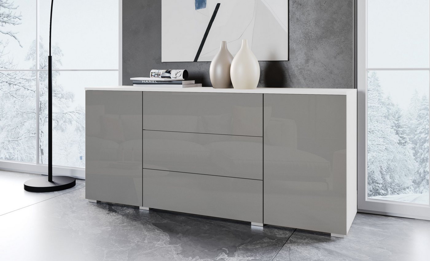 INOSIGN Sideboard PARIS (1 St), Moderne 150cm breite grifflose Kommode, vielseitig einsetzbar von INOSIGN