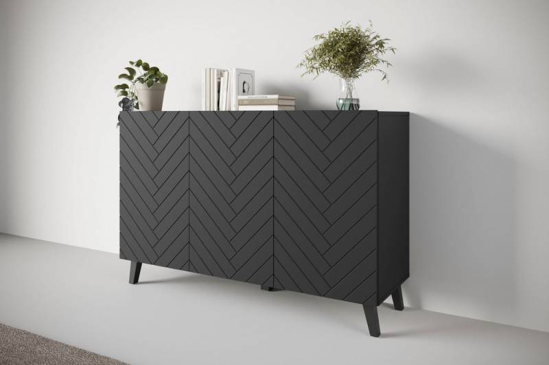 INOSIGN Sideboard SIDEBOARD PHUKET (1 St), Modernes Sideboard mit 6 Fächern, Breite 120 cm von INOSIGN