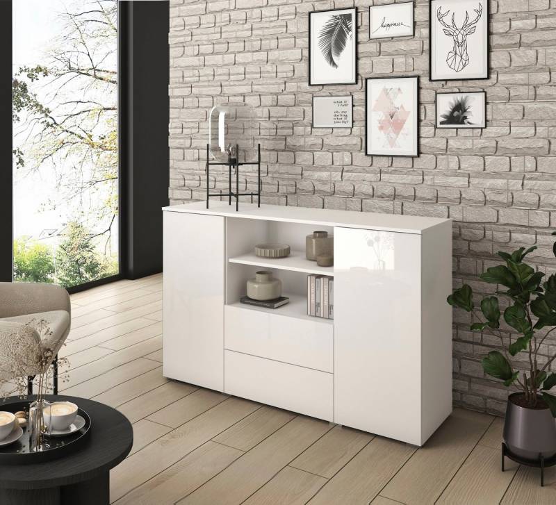 INOSIGN Sideboard PARIS (1 St), Moderne 140cm breite grifflose Kommode, vielseitig einsetzbar von INOSIGN