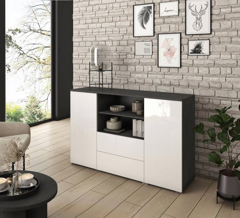INOSIGN Sideboard PARIS (1 St), Moderne 140cm breite grifflose Kommode, vielseitig einsetzbar von INOSIGN